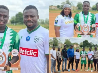 16-year-old Michael Emmanuel expresses appreciation to Moses Simon in Kaduna, flaunts 3 Man of the Match grants with Golden Eaglets