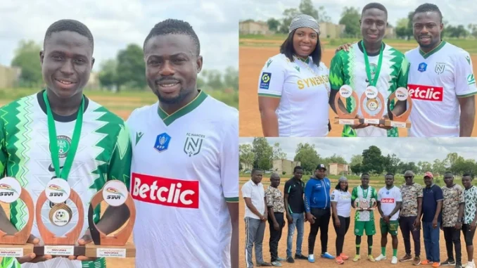 16-year-old Michael Emmanuel expresses appreciation to Moses Simon in Kaduna, flaunts 3 Man of the Match grants with Golden Eaglets