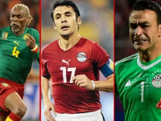 The Pharaohs of Egypt overwhelm the rundown with Rigobert Song, and a Malawian called 'Dark Stone' among the most covered African players ever