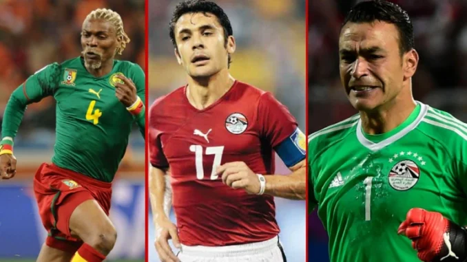 The Pharaohs of Egypt overwhelm the rundown with Rigobert Song, and a Malawian called 'Dark Stone' among the most covered African players ever