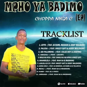 Choppa Nyga C – Mpho Ya Badimo  Zip Album Download